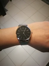 Ins-Reloj de pulsera de cuarzo japonés para mujer, accesorio de marca, resistente al agua, de oro rosa, sencillo, de acero inoxidable, 1 Juego