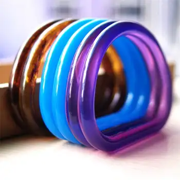 

12cm x 9cm rounded D style acrylic bag handle, Six colors: Tortoiseshell, Purple, Blue, Black, Yellow, White resin obag handles