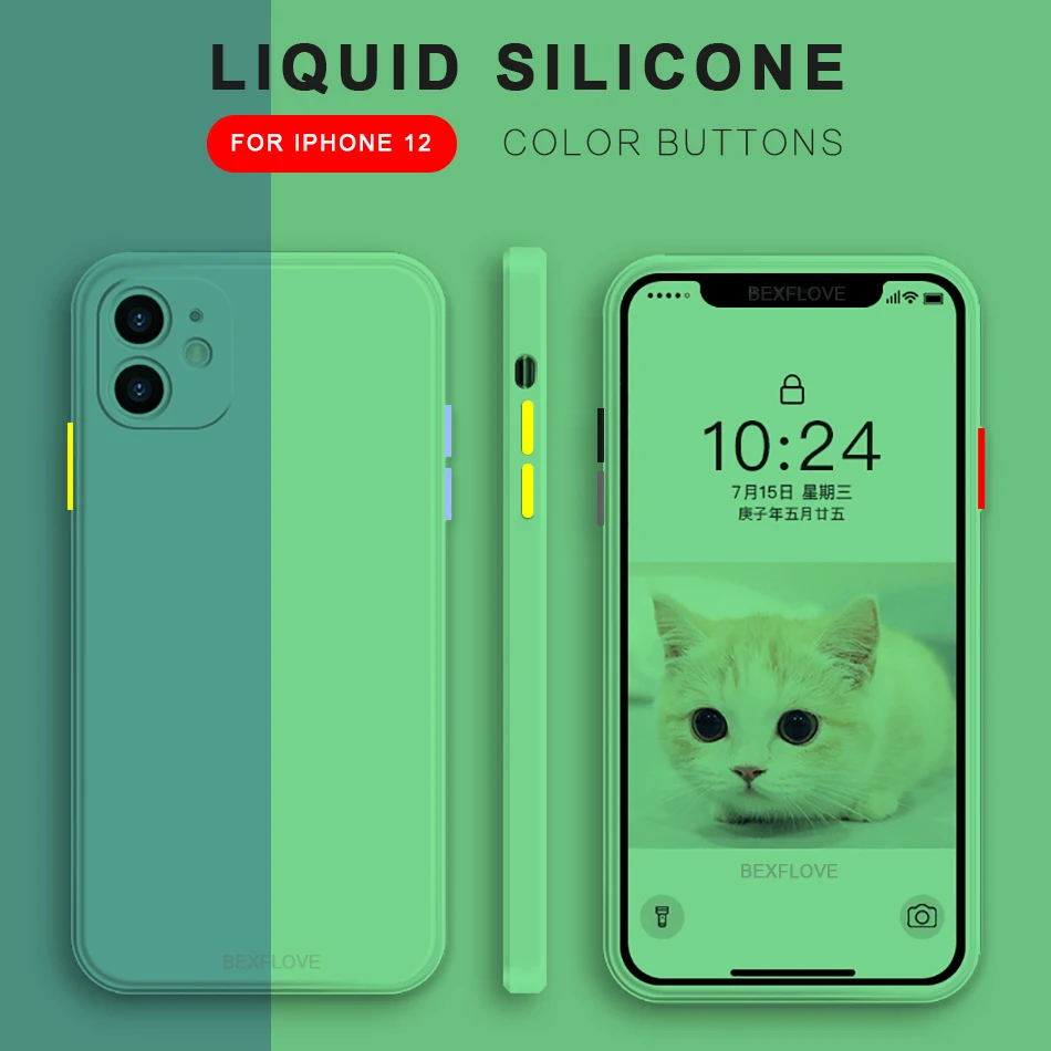 Чехол для телефона Apple iPhone 11 12 Pro Max Mini XR XS SE 2020X8 7 Plus 8Plus оригинальный мягкий чехол из