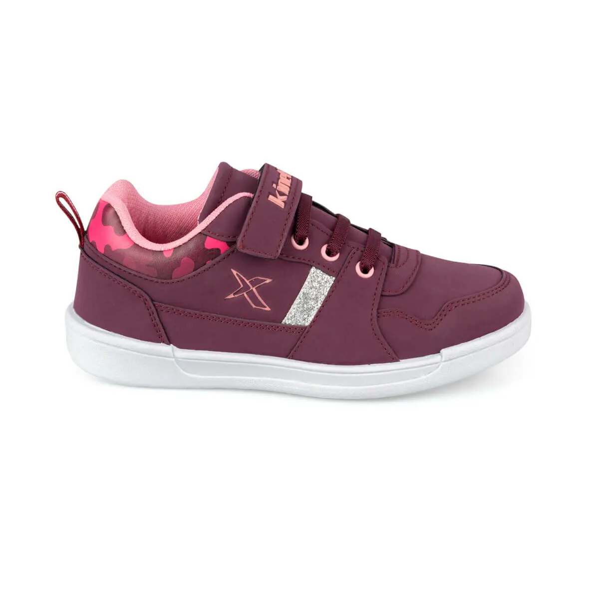FLO ENKOS 9PR Damson Female Child Sneaker Shoes KINETIX