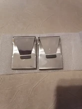 Billetera con Clip de acero inoxidable 2021, billetera con Clip para billetes, tarjeta de identificación, doble cara, multiusos, dinero en efectivo