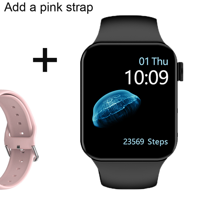 IWO Smartwatch Smart Watch Series 7 Double Button Heart Rate Monitor Dial Call Smart Watches Men Women For IOS Android