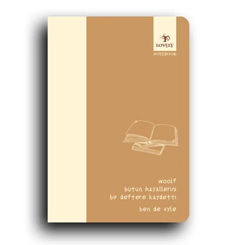 

Concept Notebook - Me Too Series - Note - Organizer - 96 Pg - Caramel Paperback - 165 mm x 240 mm - Ivory Cream 70 gr - Unlined