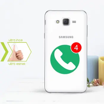 

Personalized Custom Samsung Galaxy J7 Slim Clear Silicone Phone Cover (Missed Çağrı-2)