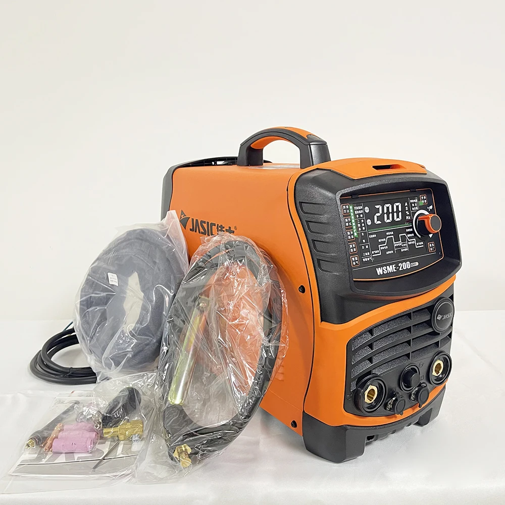 ¡Soldadura de Alta Calidad y Eficiencia! JASIC Soldador de Arco de Argón WSME-200, Inversor Digital AC DC, AC 220V, IGBT