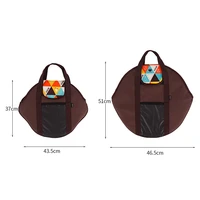 1Pc Outdoor Camping Kitchen Utensil Cookware Storage Bag Travel Barbecue Tray Frying Pan Organizer 2