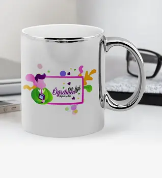 

Personalized Best Teacher Chrome Mug Cup-1