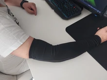 Protectores de brazo para fitness, mangas de protección UV para el brazo, transpirables, de secado rápido y material de poliéster, adecuado para ciclismo, actividades fitness y deportivas, 1 unidad