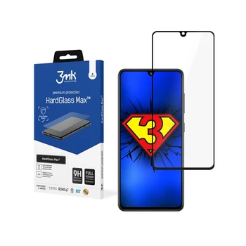 

3MK Protector compatible con Samsung Galaxy A41 black HardGlass Max
