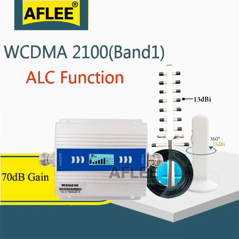 

2020 New Upgrade!! 2100Mhz 3G Cellular Amplifier WCDMA 2100 3G Mobile Signal Booster UMTS 2100MHZ GSM Repeater 3G 4G Amplifier
