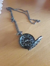 Steampunk, antigua de cobre, hueco, de cuarzo, de bolsillo, collar, colgante, reloj, cadena, hombre y mujer