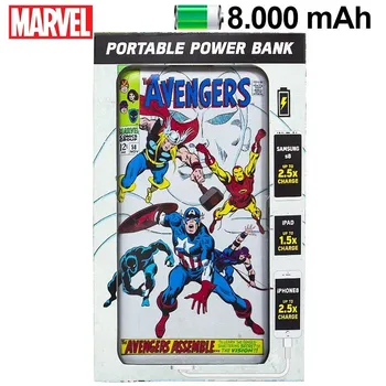

Bateria Externa Micro-usb Power Bank 8000 mAh Universal Licencia Marvel Avengers