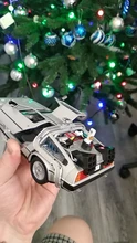 Car Welly Alloy-Model Metal-Toy Gift-Collection Back-To-The-Future-Time-Machine Delorean