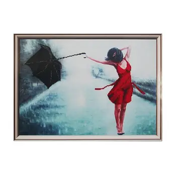 

65007 set for embroidery with beads Astrea 'rainy day', 30x40 cm