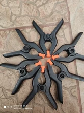 Plastic Clips Spring-Clamp Working-Tools Adjustable-Clamps Wood Outillage 3inch for 6pcs/Lot