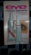 Pegamento profesional para pestañas, herramientas cosméticas para pestañas postizas impermeables adhesivo de maquillaje, Blanco claro/negro