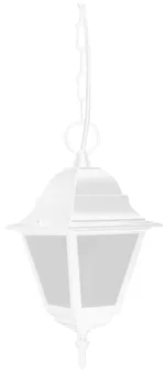 

Garden Park lamp Feron 4205 four-sided on a chain 100W E27 230V, white 11031