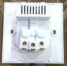 Coswall-Enchufe de pared con puerto USB, toma de corriente de 16A tipo europeo dual, para carga de 5V y 2.1A, con indicador LED, panel gris, negro, blanco o dorado