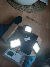 Solar-Light Remote-Control Solar-Garden-Lamps 3-Lamp-Head Outdoor Waterproof 60 Led 