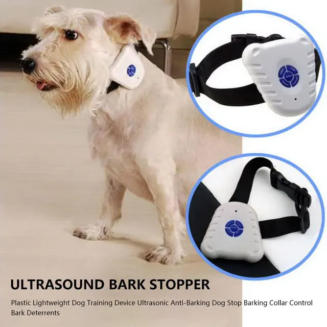 Pet Dog Anti Barking Device USB Electric Ultrasonic Dogs Training Collar Dog Stop Barking Vibration Anti-Barking Collar 1