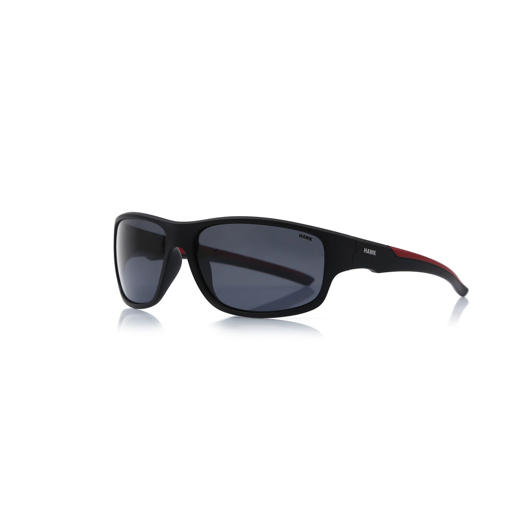 

Men's sunglasses hw 1773 01 bone black organic rectangle rectangular 64-15-135 hawk