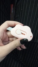 Cuchillo de utilidad Mini para estudiantes, suministros escolares Kawaii de corte de papel para oficina, 1 Uds.