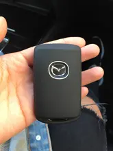 Mazda-funda de cobertura de mando a distancia para coche, PROTECCIÓN DE GOMA de silicona suave, accesorios de Control remoto, Mazda CX5 CX30