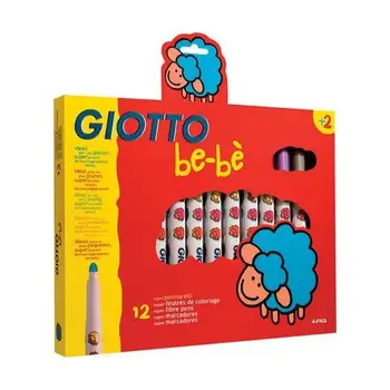 

Super washable markers for drawing assorted 12 PCs 466700 GIOTTO4.72
