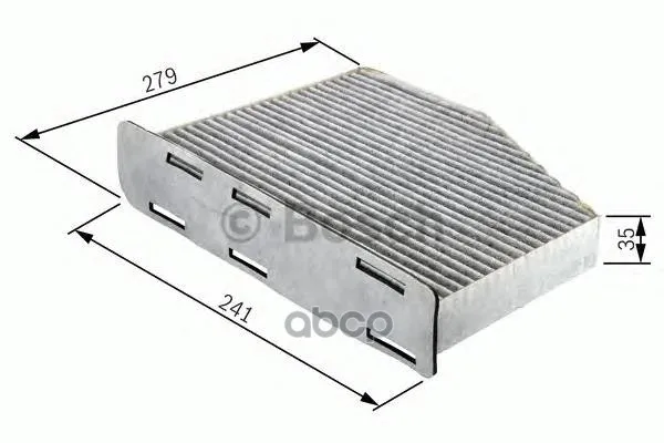 Фильтр Салона Audi: A4 07-, A4 Allroad 09-, A4 Avant 08-, A5 07-, A5 Sportback 09-, A5 Кабрио 09-, Q5 08- Bosch арт. 1987432369