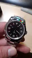 Luxury Watch Mechanical Explorer Homage Dial Black 39mm Automatic 100M Water-Resistant