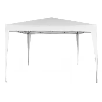 

Gazebo folding white polyester UV50 300X300X240 cm Aktive Beach