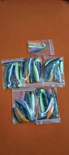 Wobbler Silicone Bait Spinnerbait-Accessories Streamer Soft-Lure Shad Sea Worm 50pcs/Lot