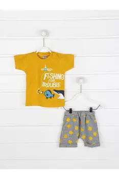 

Yellow Summer Baby Boy 2 li Suit