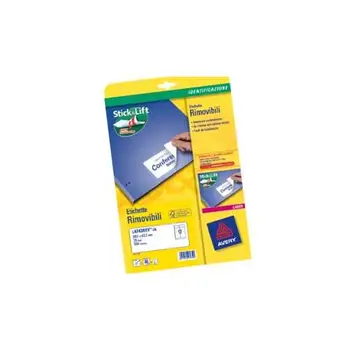 

Removable labels 45.7x21.2mm packing 25 pezziAVERY10.19