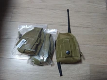 Bolsa de nailon 1000D para exteriores, bolsa de bolsillo para walkie-talkie de Radio, deportes tácticos, Molle