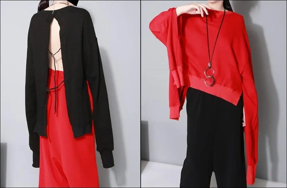 Women's Pink Drop Shoulder Slit Tie Cut Out Back