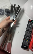 Stainless-Steel Cable-Ties Heat-Straps Zip-Wrap METAL EXHAUST 10PCS Induction-Pipe 250/300/350/400mm