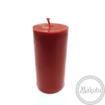 

Candle Wax Cylinder Red 10*4.5 cm, 10ч. 2 pieces.