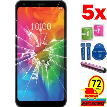 

5x Protectors Screen Tempered Glass for for LG Q7 (Not Full SEE INFO) PEN