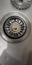 Leach Basket Strainer STOPPER-FILTER Sink Waste-Plug Water-Basin Stainless-Steel Kitchen