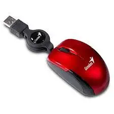 

Raton Genius mouse Micro Traveler V2 Usb optical 1000Dpi red computer mice