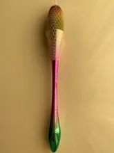 ROHWXY-cepillo para uñas, cepillo para polvo de uñas, esmalte de uñas de Gel UV, nailon, profesional, herramientas de diseño