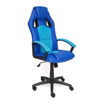 

Chair "Driver" (Pu blue leather turquoise mesh)