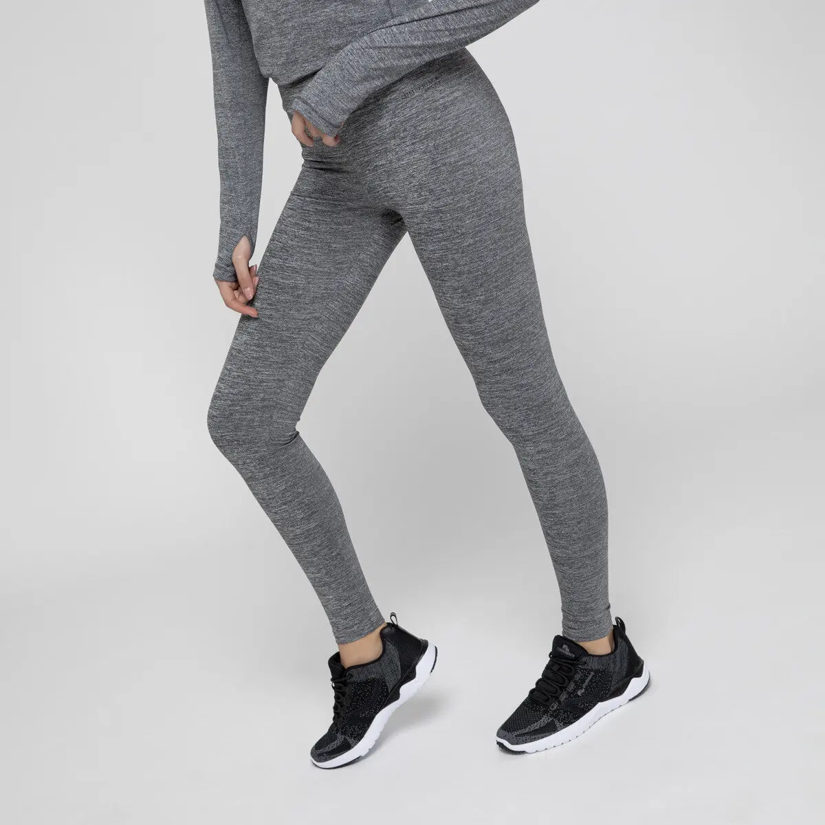 

FLO BASIC-L TIGHT Mel Gray Women Leggings LUMBERJACK