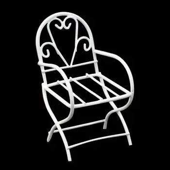 

Scb271025 metal mini chair, white, 4*7,5 cm, scrapberry's