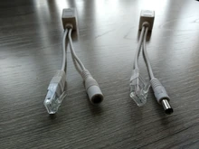 Conjunto divisor de inyector POE, 5V, 12V, 24V, 48V, conectores de Cable RJ45, Cable de alimentación pasivo, adaptador de corriente Ethernet