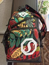 Mochila pequeña con personalidad para mujer, bolsa de hombro doble, moda para adolescentes, novedad