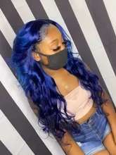 Extensiones de pelo brasileñas con mechones, accesorio capilar de Color rubio ondulado con cierre Frontal de malla, de 30, 32 y 613 colores, 3 o 4 mechones