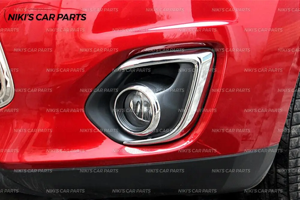 Накладки на передние противотуманные фары для Mitsubishi ASX/Outlander Sport 2013- ABS пластик 1 комплект/4 шт. молдинг украшения автомобиля