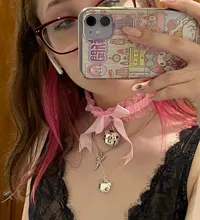 Nueva ajustable gargantilla de encaje con Bell dulce lindo collares gargantillas góticas Collar para las mujeres las niñas desmontable Cosplay joyería de fiesta